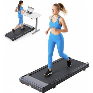 Walking Pad Treadmill, 3 in 1 Portable Under Desk Treadmills for Home Small Space, Quiet Compact Folding Treadmill with Remote Control, 320 LBS Capacity