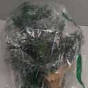 20Inch Pre-lit Artificial Small Mini Christmas Tree with Warm White Multi-Color LED Lights, Remote Control and Timer, Perfect for Xmas Tabletop Decorations, Home, Kitchen, Dining Table top Snow (1ft 8in)