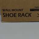 6-Pack Wall Mounted Shoe Rack with Sticky Strips, Space Saving Hanging Shoe Rack, No-Drill Hanging Shoe Shelves, Ideal for RV, Campers, Door