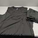 Real Essentials 5 Pack: Women's Dry-Fit Tank Top - Racerback Sleeveless T-Shirt Athletic Workout Gym Shirt (Black, XXXL)
