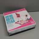 SUNLIN Dance Mat - Rhythm Step Play Mat - Dance Game Toy Pad with LED Lights, Gift for Kids Girls 3-12, Adjustable Volume, Built-in Music, 3 Challenge Levels (Pink)