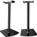 Perlegear Universal Speaker Stands Pair with Cable Management, 33.6 inch Speakers Stands for Bookshelf Speakers, Satellite Speakers & Surround Sound Speaker Holds to 22lbs (PGSS2)