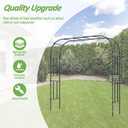 Thickened Metal Garden Arch-59L*94.5H,Trellis for Climbing Plants Outdoor