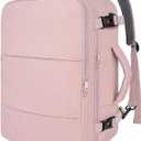 Taygeer Travel Backpack for Women, Carry On Backpack with USB Charging Port & Shoe Pouch, TSA 15.6inch Laptop Mochila Flight Approved, Nurse Bag Casual Daypack for Weekender Business Hiking, Pink