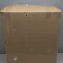 Home Zone Living 13 Gallon Slim Kitchen Trash Can with Dual Compartments for Recycling, Stainless Steel, Silver, 50 Liters Total, Gen 2