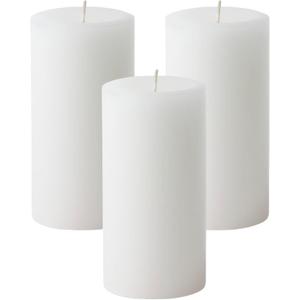 Mister Candle Citronella Candles, Ideal for Outdoor & Indoor, 3x6 Pillar Candles Set of 3, Hand Poured White, Premium Wax & Dripless, 60 Hour Burn Time Mister Candle Citronella Candles, Ideal for Outdoor & Indoor, 3x6 Pillar Candles Set of 3, Hand Poured White, Premium Wax & Dripless, 60 Hour Burn Time