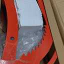 Log Lifting Tongs 32 Inch - 2700LBS Load Capacity Heavy Duty Log Grapple with 4 Serrated Claw Hooks & Handles, Logging Tongs for Tractors, Trucks, Forklifts, Red