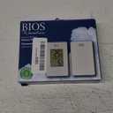 Bios Indoor/Outdoor Wireless Thermometer (Silver) (6-Inch x 6.25-Inch x 0.6-Inch)
