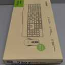 seenda Wireless Bluetooth Keyboard and Mouse Combo, COE200 Ergonomic Wireless Keyboard Mouse with Wrist Rest, Multi-Device Connection, Full-Size, Compatible for Computer/Laptop/Mac/MacBook, Black