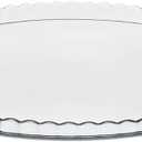 Pasabahce 10345 Patisserie Cake Plate, Glass, 32 cm