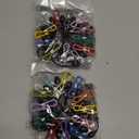 RIVEDA 2 Pack Travel Clotheslines with 12 Colorful Clips Each & 2 Bags, Cruise RV & Camping Essentials Clothes Line for Indoor Laundry Drying Line & Outdoor Accessories