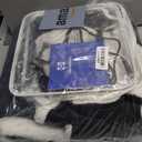 Sealy 12-Volt Heated Car Blanket with 2 USB Output Ports, 3 Heating Levels & 4 Hours Auto Off, Electric Blanket for Car, Truck, SUV, RV or Camping, Machine Washable, 59" X 43", Charcoal