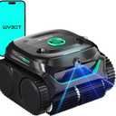 WYBOT C2 Vision 2026 New Cordless Robotic Pool Cleaner with AI Vision, Powerful Suction Pool Vacuum for Inground Pools, Ultra-fine Filtration, Wall&Waterline Cleaning, Black with Green Outlet