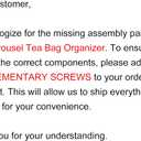 HTB Carousel Tea Bag Organizer for Counter, 2 Tier Tea Bag Holder with 6 Removable Tea Baskets and Acacia Wood Station, Tea Organizers and Storage for Cabinet, Countertop