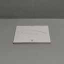 Danpoo White Floating Shelves for Wall Storage, Metal Wall Shelves for Bedroom, Living Room, Kitchen, Small Bathroom Shelves Wall Mount, 8" Mini Display Shelf for Collectibles(2 PCS)