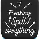 BWWKTOP I Freaking Spill Everything Adult Bibs With Crumb Catcher Gag Pranks Bib Adjustable Dining Clothing Protectors (Freaking 2 Spill)