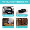 Waterproof Silicone Tape 1 in x 16.5 Ft Extra Strong Waterproof Rubber Leak Proof Sealing Tape Silicone Rubber Self-amalgamating Tapes for Emergency Pipeline Repair Cable Bandage Tool Fixing (0.8mm Thickness)