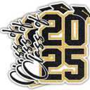3Pcs Class of 2025 Stickers, Graduation Stickers, 2025 Graduation Gifts, Class of 2025 Decorations for Car Laptop Water Bottle, Waterproof Vinyl Sticker 3 Inches
