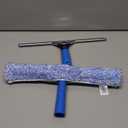 Squeegee & Window Washer Combo - Professional Grade Cleaning Tool for Sparkling Windows, Glass, and Surfaces - Ergonomic Design for Effortless Cleaning