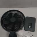 Wall Mounted Oscillating Fan with Remote and Timer,8.5 Inch Small RV Fan with 4 Speeds, 90 Oscillation, 120 Adjustable Tilt, 5.92 feet Wire, Quiet Corner Fans for Bedroom, Indoor Bathroom