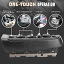 Driver Side Master Power Door Lock Window Control Switch Bezel Assembly Fit Tahoe Yukon Avalanche Suburban Silverado Sierra 1500 Cadillac Escalade 2003 2004 2005 2006 2007 DWS220 15883323