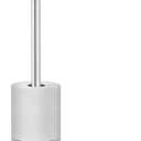 Gatco 1448C Latitude II Freestanding Toilet Paper Holder with Storage, Bathroom Tissue Stand, Chrome, 22.25" H, Holds 14 Reserve Rolls, Weighted Base