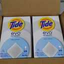 Tide evo Free & Gentle Tiles Fragrance-Free Hypoallergenic Laundry Detergent Fiber Tiles for Sensitive Skin Works on 100% of Common Stains Safe for All Machines and Water Conditions, 40 Count