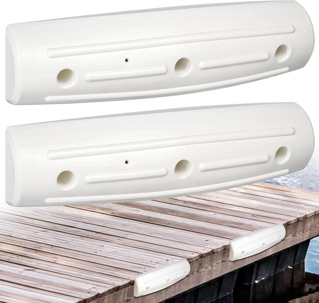 Dock Fender Bumpers, Boat Dock Bumpers Straight-Edge Marine Fenders Side Guard, Soft UV-Resistant Marine 17-Inch, Horizontal Protection,Inflatable