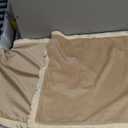 uxcell 2 Pcs Cotton Decorative Throw Pillow Cover with Tassel Trim for Farmhouse, Sofa, Couch, Bed Decor 18 X 18 Inch Beige1