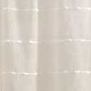 Lush Decor Farmhouse Textured Sheer Kitchen Window Curtain Tiers Set, 29"W x 24"L, Beige