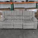 Sitswell Platinum Pearce Reclining Sofa
31x91x36 Gray