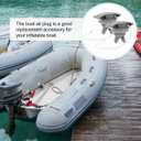 4pcs Air Valve Inflatable Screw Air Valve Boat Spiral Air Plugs Replacement for Rubber Dinghy Raft Canoe Kayak Boat Pool Parts