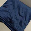 Exclusive Home Curtains EH8196-03 2-108G Velvet Heavyweight Grommet Top Curtain Panel Pair, 54x108, Navy, 2 Count