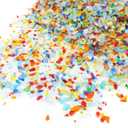 4 x Crushed Glass Glitter, Broken Glass, Shattered Gems Chips for Resin Art Crafts, EpoxyResin Supplies, Geod Paintings, DIY Art Projects, Jewelry Making,1-3mm, 100g/3.5oz (Mixed Colors)