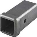 TOPTOW 64453 Trailer Hitch Receiver Tube 2-inch X 6-inch Length Combo Bar, Weld on Raw Steel