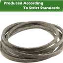 M126536 Lawn Mower 1/2'' x 114" Deck V-Belt for John Deere LT133 LT150 LT155 LT160 LT166 LT170 with 38" Deck, LT180 with 38" and 42C, for Cub Cadet 01005375 01005375P M54-KH Tank with 54" Deck/Aramid