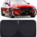 INSAUTO Windshield Sun Shade for 2019-2025 BMW 3 Series 328i M340i M3, Front Window Sun Visor Protector Cover Custom Fit BMW 3 Series Accessories