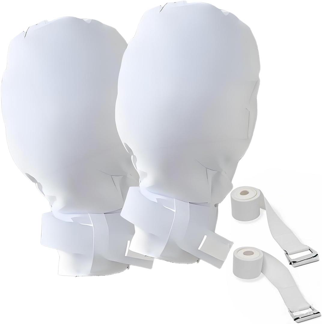 2PCS Restraint Gloves,Double Security Mitts Fits All Hand Restraint Gloves for Elderly,Constructed with Additional Padding to Provide Comfort and Protection