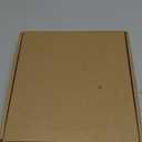 JoFomp Wooden Glow in The Dark Clock, 8 inch Silent Non-Ticking Battery Operated Clock, Energy-Absorbing Luminous Numerals and Hands, Lighted Wall Clock Decoration (Black, 8 INCH)