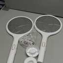 YISSVIC Electric Fly Swatter 4000V Bug Zapper Racket Dual Modes Mosquito Killer with Purple Mosquito Light Rechargeable for Indoor Home Office Backyard Patio Camping