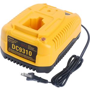 Biswaye DC9310 Charger Compatible with De-Walt 18V XRP NiCad NiMh DC9096 DC9098 DC9099 DW9099 DW9072 DW9057 DW9091 DW9094 DC9071 DW9062 DC9091 Power Tool Battery Charger