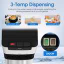 Self-Cleaning Bottom Loading Water Cooler Dispenser, 3 Temperature Settings - Hot, Cold & Room, Empty Bottle Indicator, Child Safety Lock, Ideal for Office, Home, Living Room