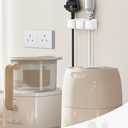 Magnetic Cable Clips, 6 Pack 10-Slot Cord Organizer, Strong Phone Charging Cable Holder Clips, Wire Charger Keeper for Desk, Nightstand, Kitchen Appliances, Office Supplies (White)