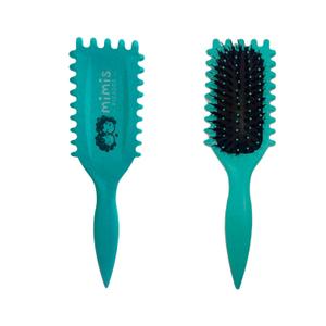Mimis rizados- Green curl defining hair Brush for Curly/Anti-Frizz & Detangling/protecys curls & Daily use Frirndly