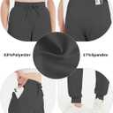 Idtswch 30"/32"/34"/36" Long Inseam Women Tall Sweatpants Extra Long Joggers Zipper Pockets Track Athletic Pants for Running (Gray, XXL)