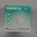 Air Tracker Tags-2 Pack Compatible with Apple Find My (iOS Only) Bluetooth Tracker, Smart Keys Finder and Item Locator with Waterproof Case for Wallet Luggage Backpack (Android Need Download App) (1B1W)