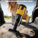 Cordless Vacuum Cleaner for DeWalt Battery, 5 in 1 Lightweight Electric Handheld Vacuum with 3 x HEPA Filter, 20KPA Powerful Suction, 200W Brushless Motor for Carpet,Sofa,Car (Battery Not Included)