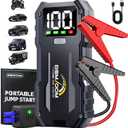 Jump Starter, 7000A 26800mAh Jump Starter Battery Pack, Car Jump Starter Battery Pack for up to All Gas and 10.0L Diesel Engines with LED Display, LED Light, Power Bank with Type C Port