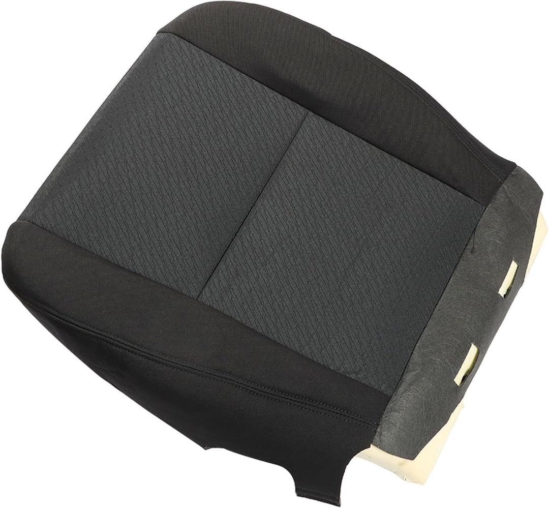 Black Driver Bottom Cloth Seat Cover and Sponge Cushion Replacement for 2007-2014 Silverado 1500