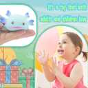 Axolotl Toy, Pull, Stretch and Squeeze Stress, Cute Fish Toy for Anxiety Relief, Birthday, Christmas, Office, Stocking Stuffer Gift, Toy Axolotl for Pulling (Set of 4)